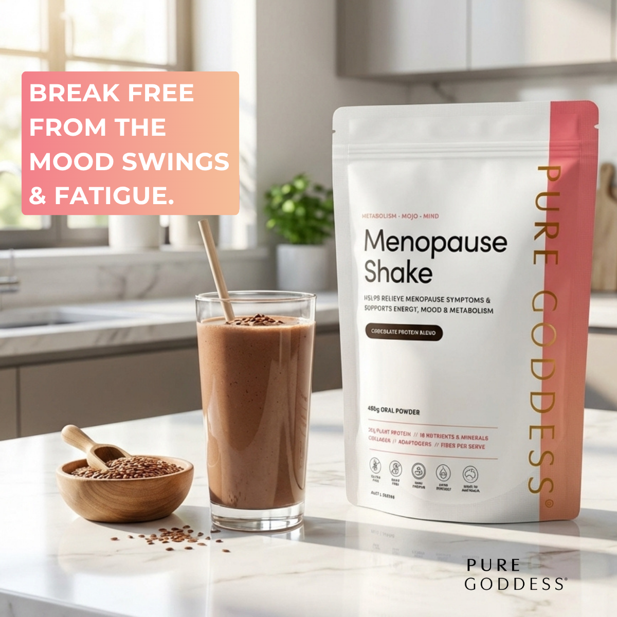 Perimenopause Weight Loss Duo | Menopause Shake & Metabolism Support for Weight, Cravings & Energy