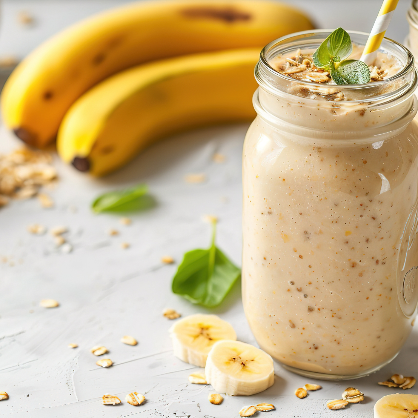 Banana and Peanut butter protein shake