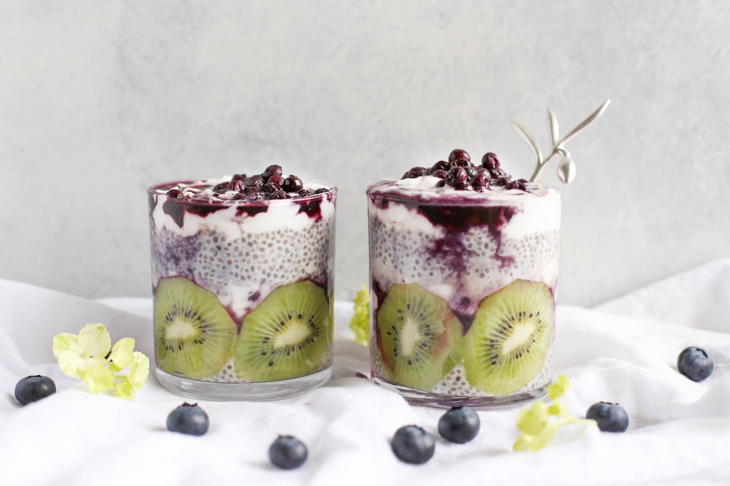Whole30 Blueberry Chia Seed Pudding