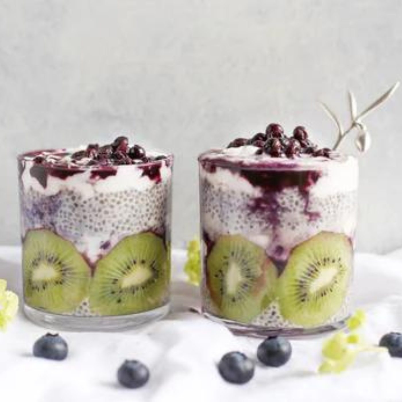 Whole30 Blueberry Chia Seed Pudding