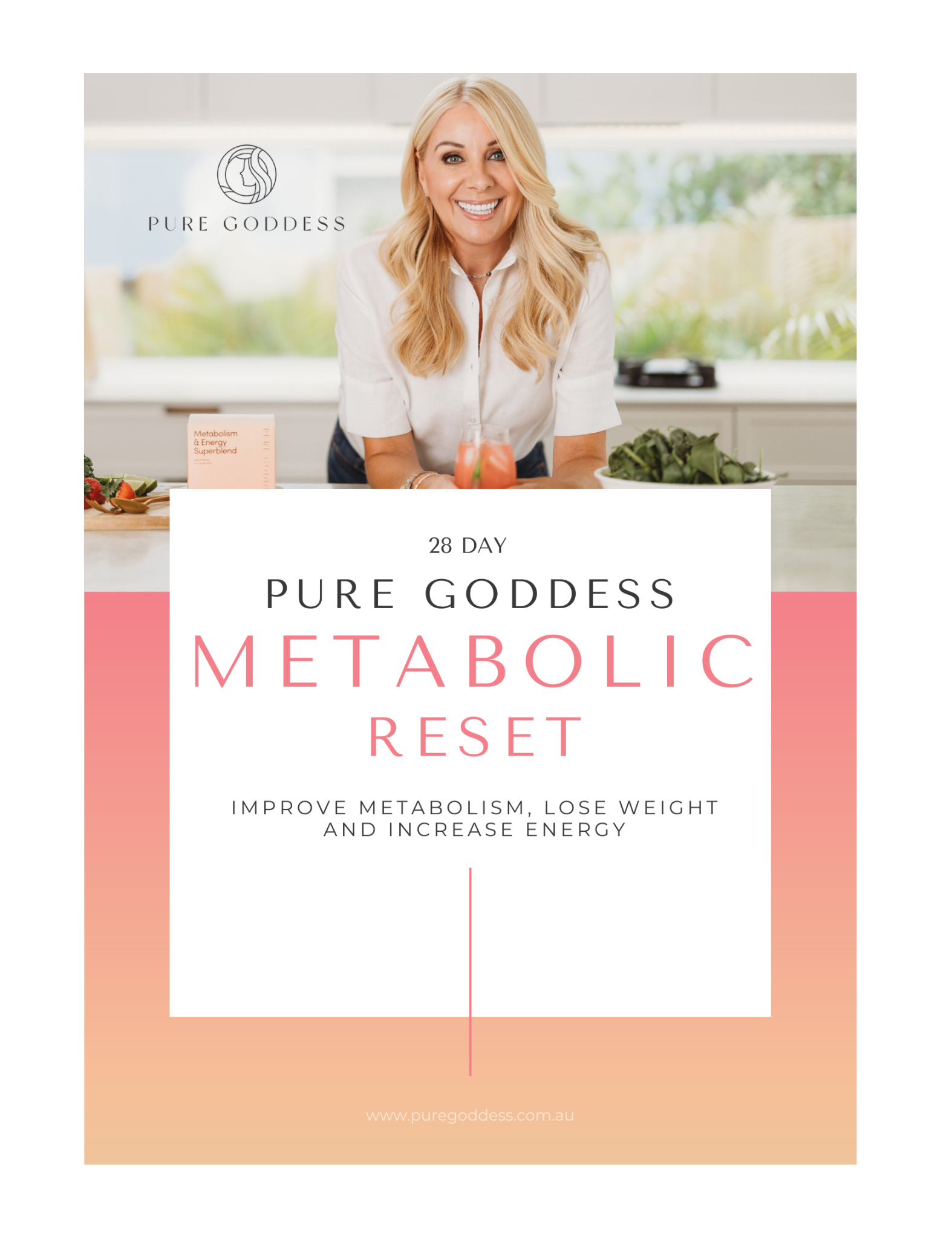 28 Day Pure Goddess Metabolic Reset PaperBack Book