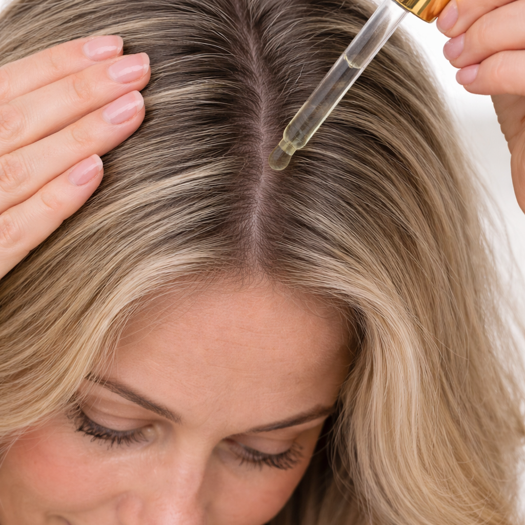 Rosemary & Biotin Hair Growth Serum for Thicker, Healthier-Looking Hair