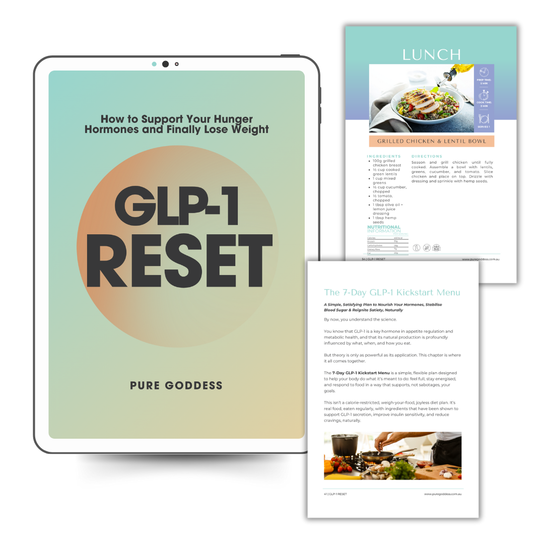 GLP-1 reset diet plan to help weight loss and balance blood sugars