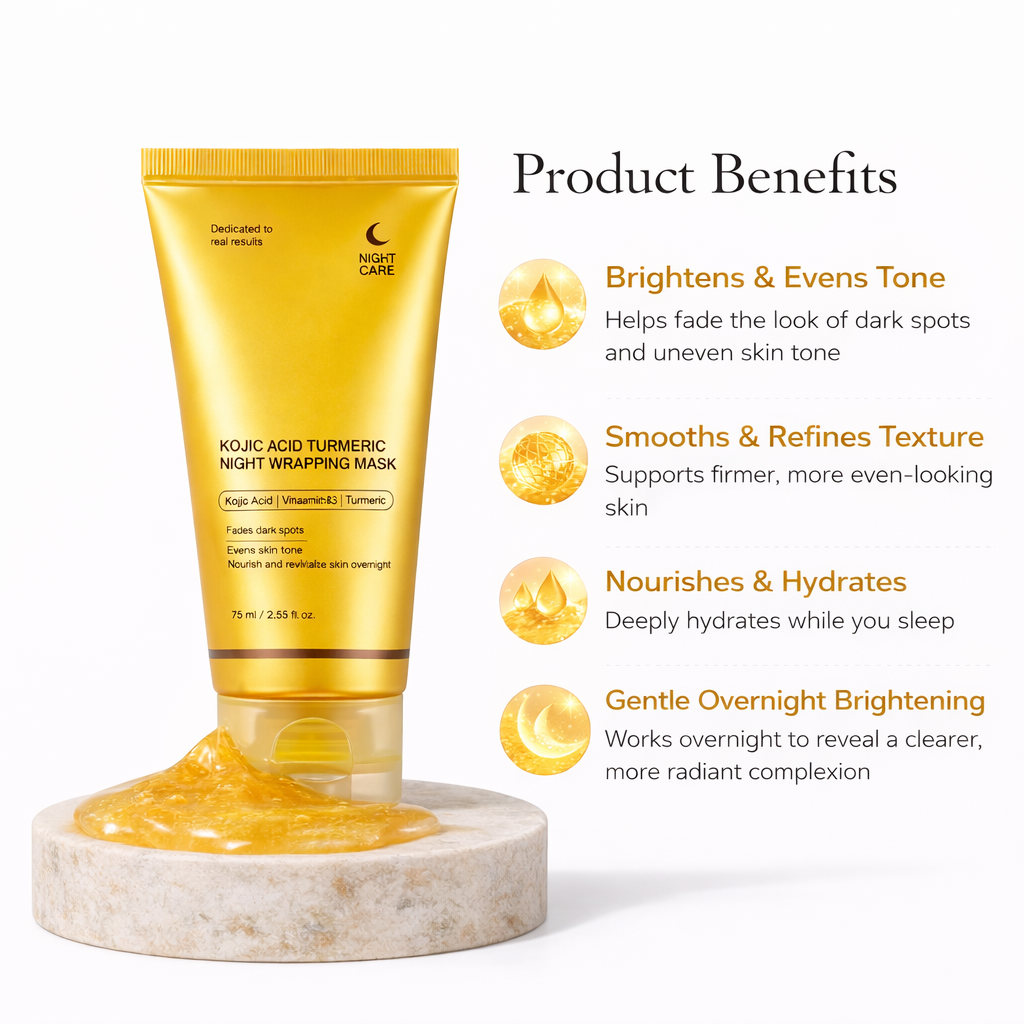 Kojic Acid & Turmeric Overnight Mask | Bright, Even, Radiant Skin