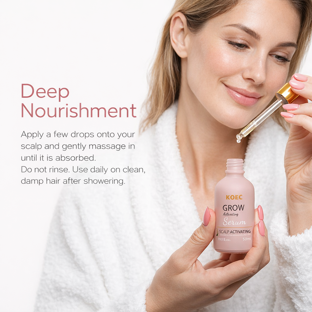 Rosemary & Biotin Hair Growth Serum for Thicker, Healthier-Looking Hair